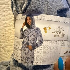 Warner Bros. Harry Potter Blue One-Piece Pajama